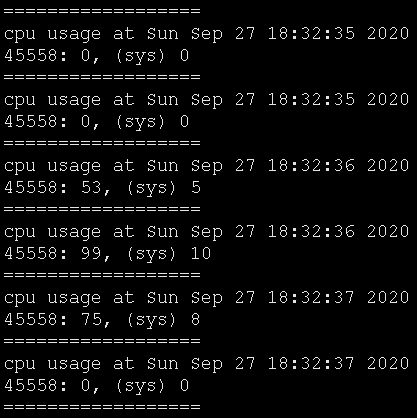total-and-sys-cpu-of-process