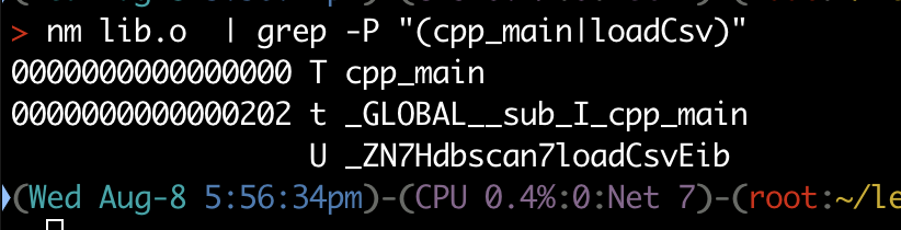 c-and-cpp-symbol-in-lib